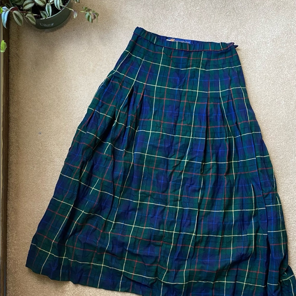 Vintage Tartan Pendleton Skirt
